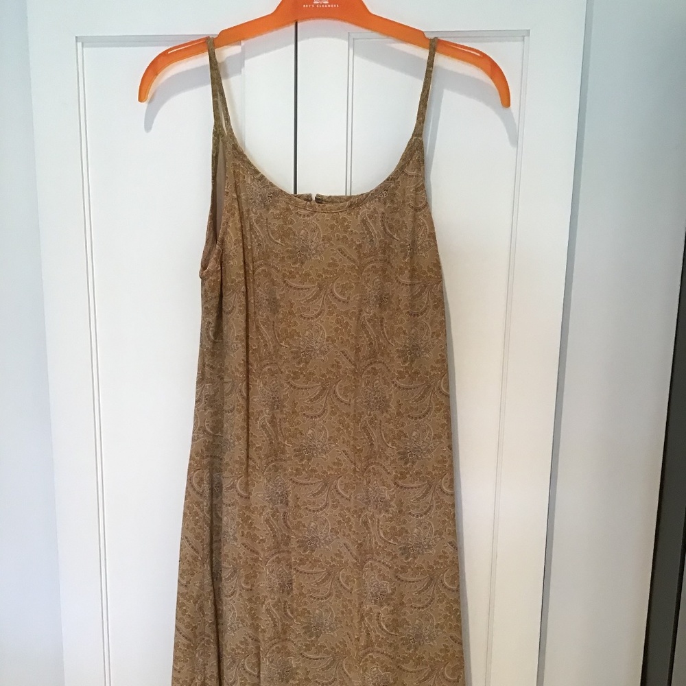 J Crew paisley neutral colored sun dress